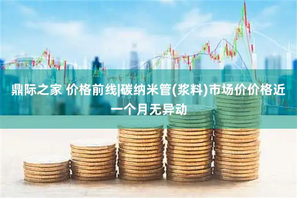 鼎际之家 价格前线|碳纳米管(浆料)市场价价格近一个月无异动
